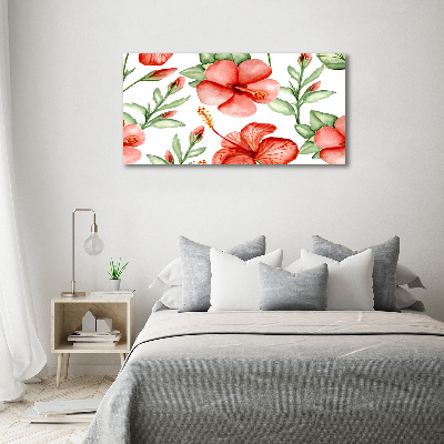Foto canvas Tropische bloemen