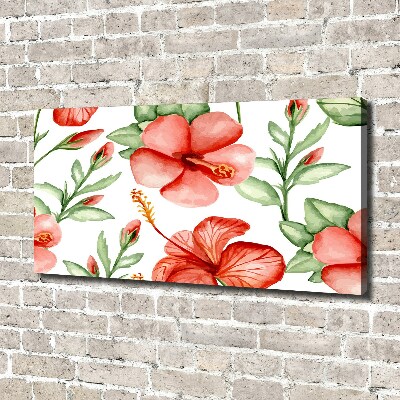 Foto canvas Tropische bloemen