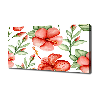 Foto canvas Tropische bloemen