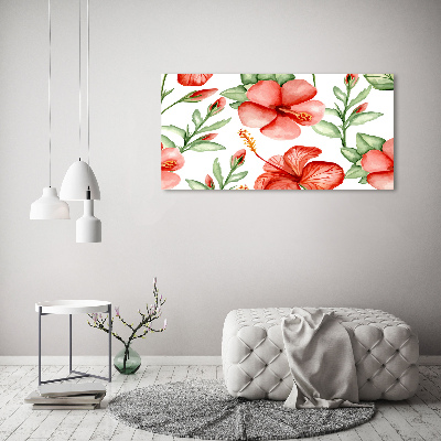 Foto canvas Tropische bloemen