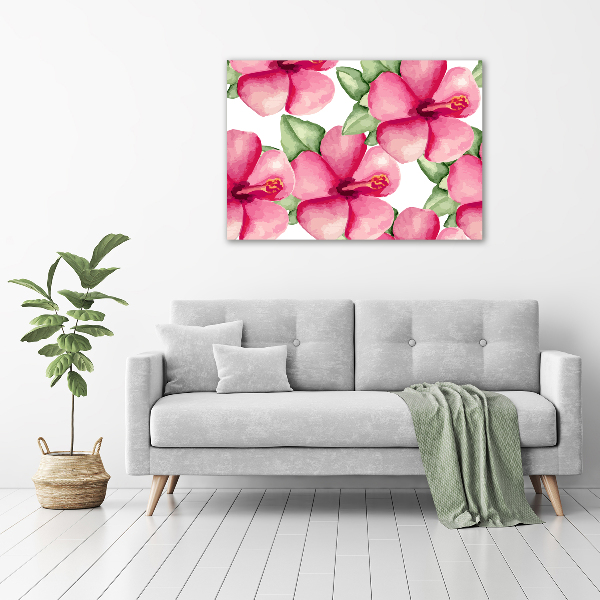Foto op canvas Tropische bloemen