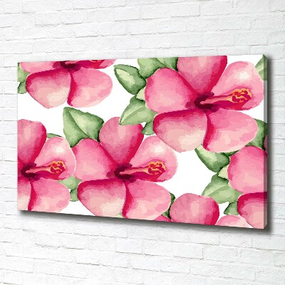 Foto op canvas Tropische bloemen
