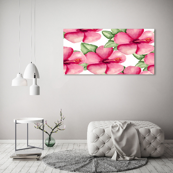 Foto op canvas Tropische bloemen