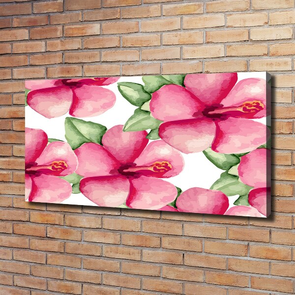 Foto op canvas Tropische bloemen