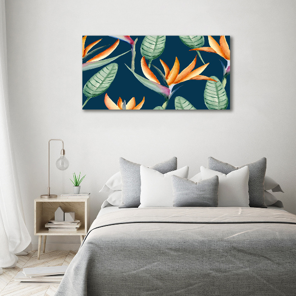 Canvas foto Strelitzia reginae