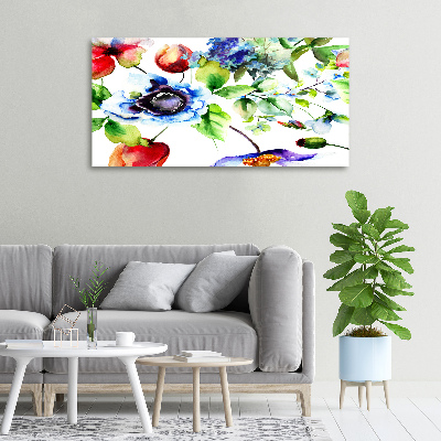 Schilderij op canvas Lentebloemen