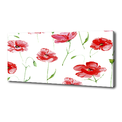 Foto op canvas Klaprozen