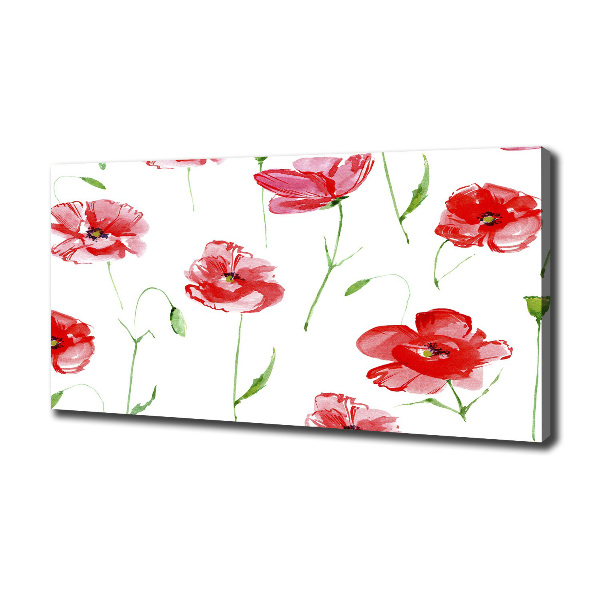 Foto op canvas Klaprozen