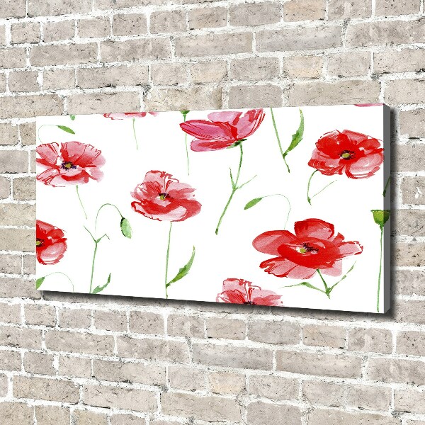 Foto op canvas Klaprozen