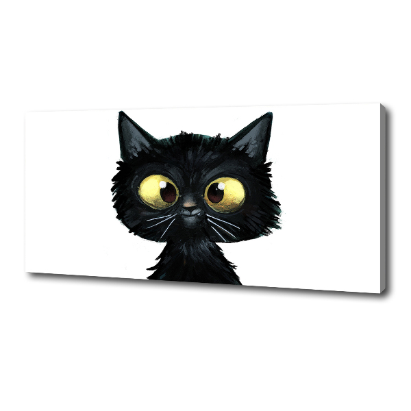 Canvas schilderij Kattenillustratie