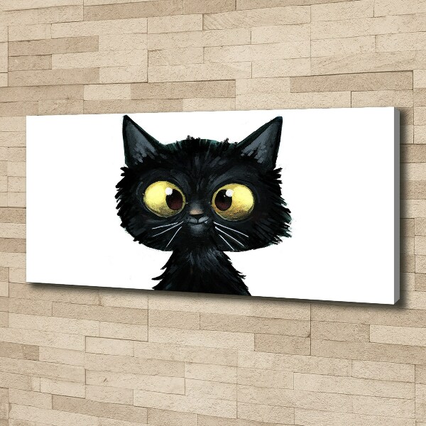 Canvas schilderij Kattenillustratie