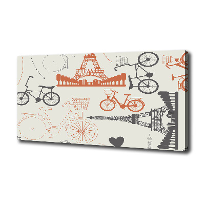 Canvas foto Symbolen van Frankrijk