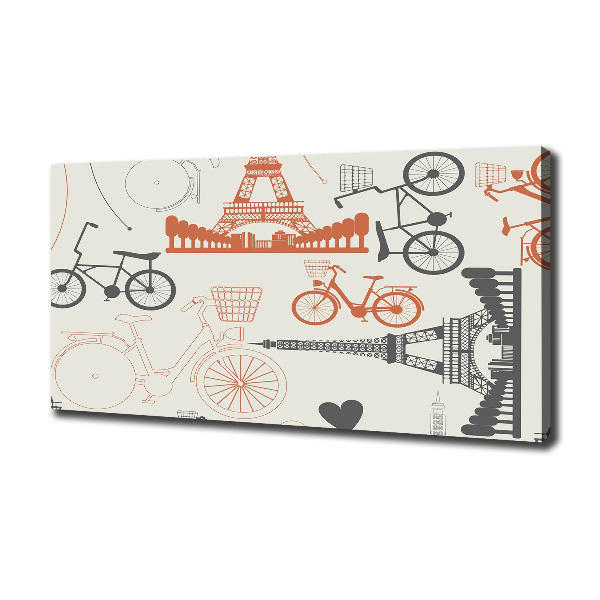 Canvas foto Symbolen van Frankrijk