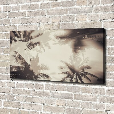 Foto canvas Palmbomen
