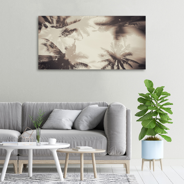Foto canvas Palmbomen