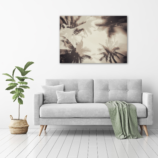 Foto canvas Palmbomen