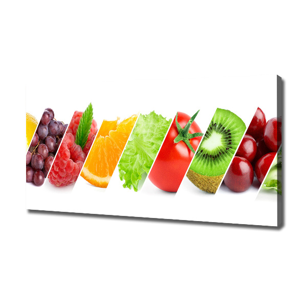 Canvas foto Fruit en groenten