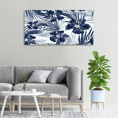 Foto op canvas Tropische bloemen