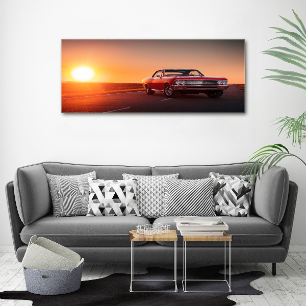 Foto canvas Rode auto