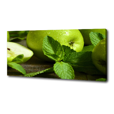 Foto canvas Groene appels