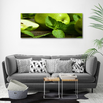 Foto canvas Groene appels