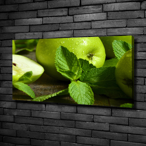 Foto canvas Groene appels