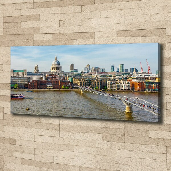 Foto canvas Theems Londen
