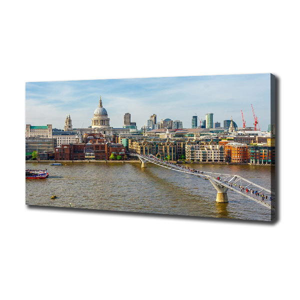 Foto canvas Theems Londen