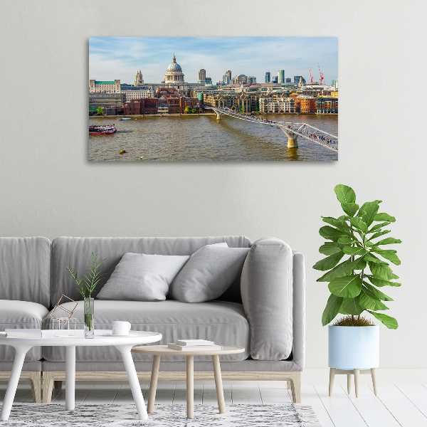 Foto canvas Theems Londen