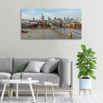 Foto canvas Theems Londen