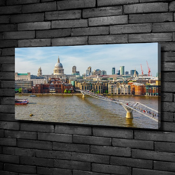 Foto canvas Theems Londen