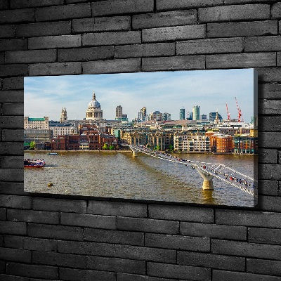 Foto canvas Theems Londen