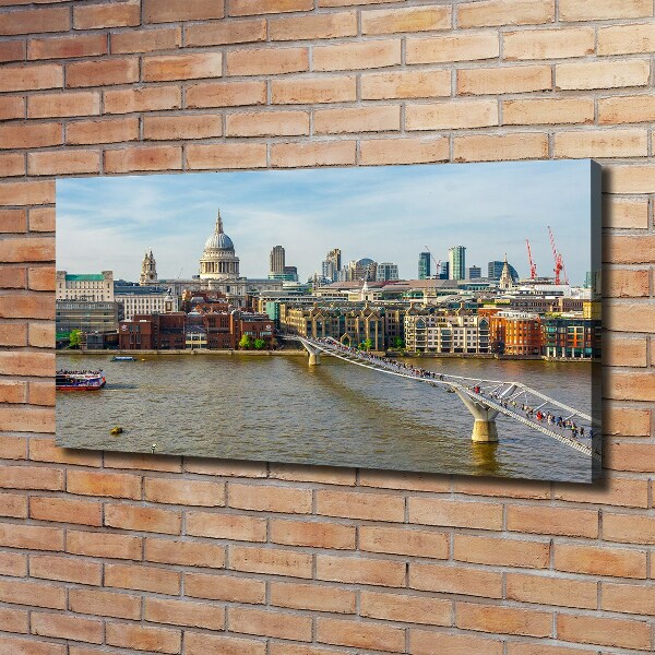 Foto canvas Theems Londen