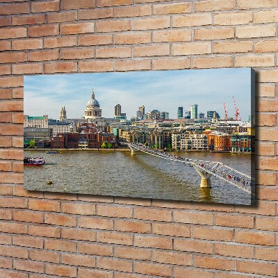Foto canvas Theems Londen