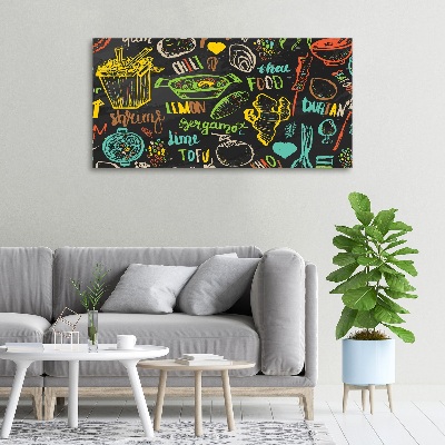 Foto op canvas Thais eten