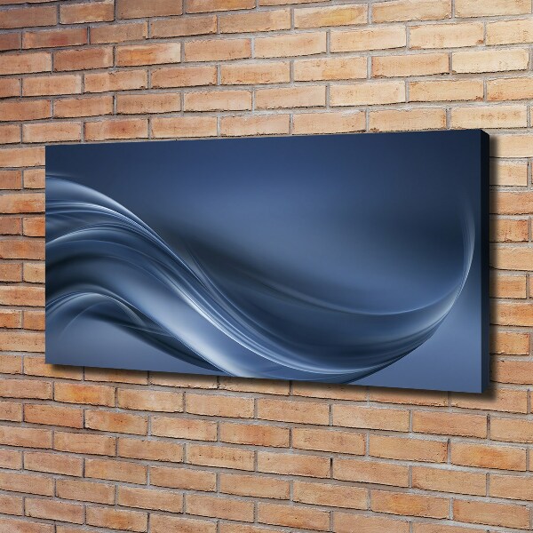 Foto op canvas Grijze golf