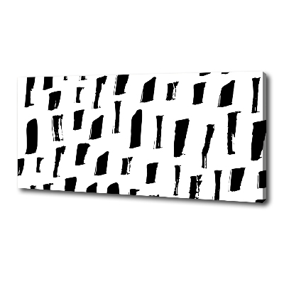 Foto canvas Zwart-witte vlekken