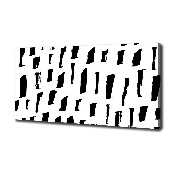 Foto obraz na płótnie Czarno-białe plamy