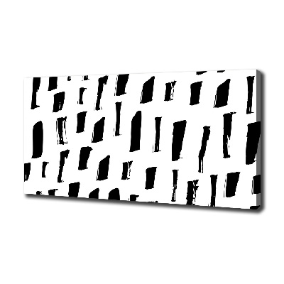 Foto canvas Zwart-witte vlekken