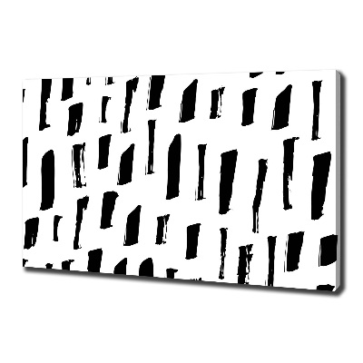 Foto canvas Zwart-witte vlekken