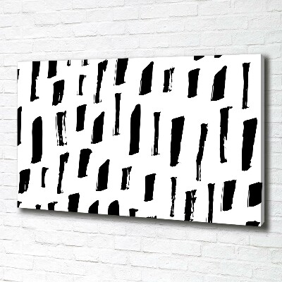 Foto canvas Zwart-witte vlekken