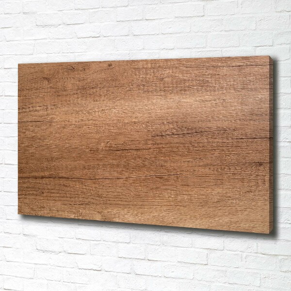 Foto op canvas Houten achtergrond