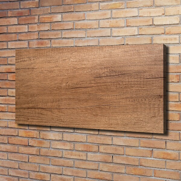 Foto op canvas Houten achtergrond