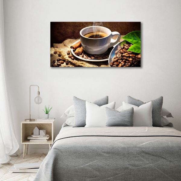 Canvas schilderij Een kopje koffie