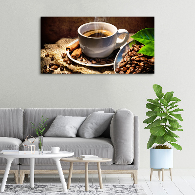 Canvas schilderij Een kopje koffie