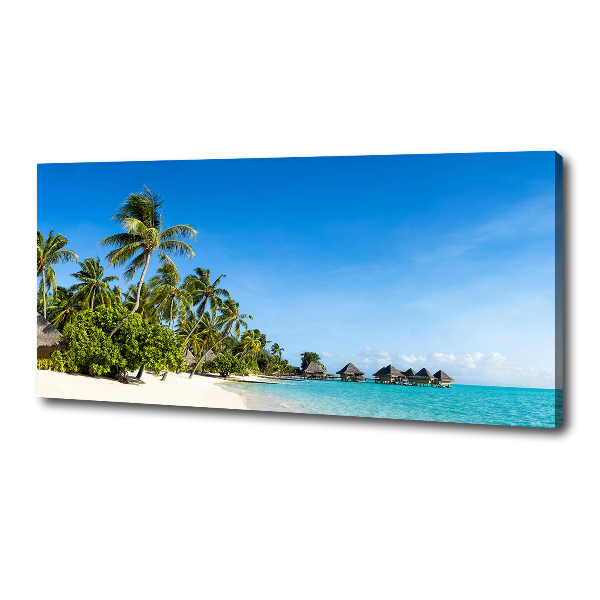 Canvas schilderij Caribisch strand