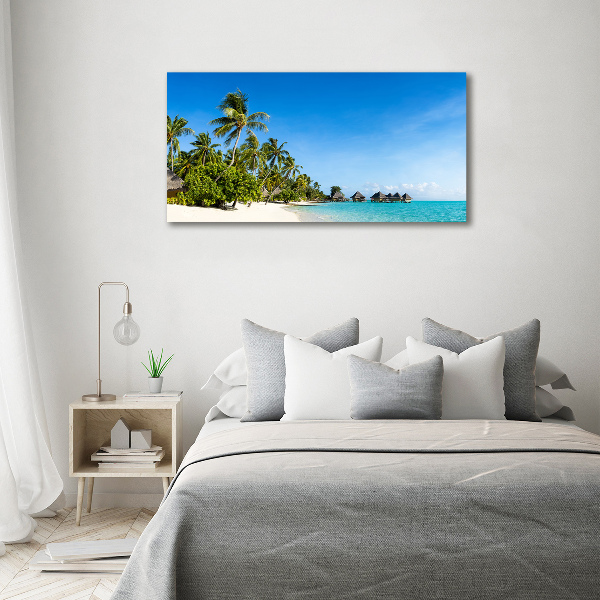 Canvas schilderij Caribisch strand