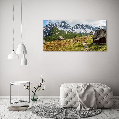 Foto op canvas Tatragebergte weiden