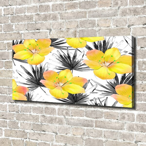 Foto op canvas Tropische bloemen