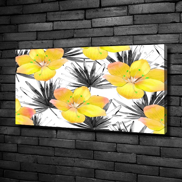 Foto op canvas Tropische bloemen